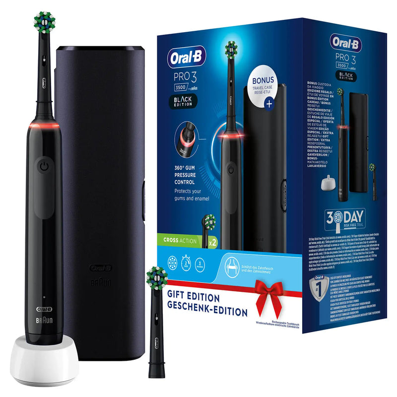 Oral-B Pro 3 3500 Adulto Escova de dentes rotativa Preto