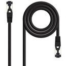 CABLE DE RED RJ45 SSTP NANOCABLE 10.20.2002-BK CAT.8.1 2M NEGRO