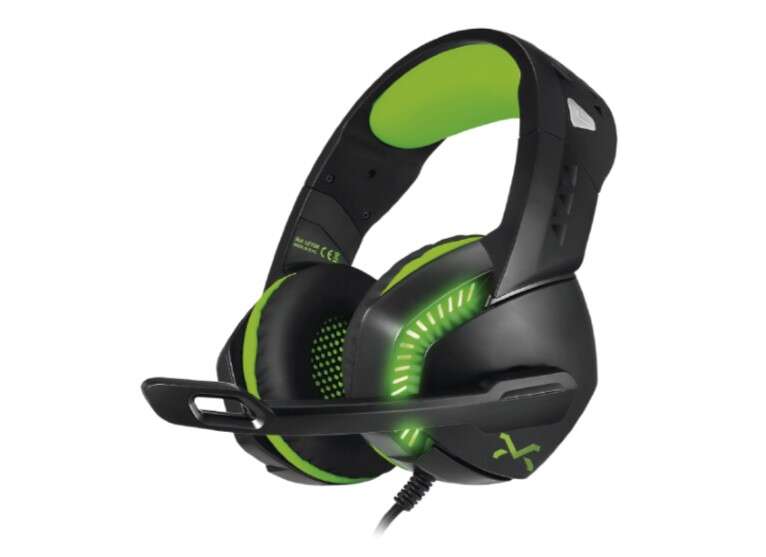 AURICULARES GAMING CON MICRÓFONO DROXIO LEYON JACK 3.5 USB 2.0 VE