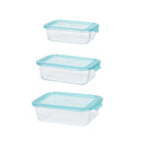 KIT DE RECIPIENTES DE VIDRO 3 TAMANHOS VÁRIOS 630ML, 1000ML Y 148
