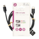 NEDIS CABO USB-C MACHO USB-C MACHO 60W 1MT