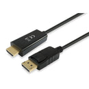 Equip 119392 adaptador de cabo de vídeo 5 m DisplayPort HDMI Pret