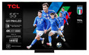 TV TCL 55" 55C7K UHD MINILED GOOGLETV 144HZ B&O