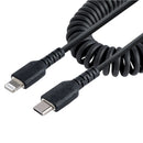 StarTech.com RUSB2CLT50CMBC cabo Lightning 0,5 m Preto
