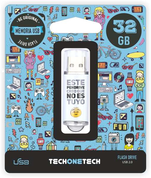 PENDRIVE 32GB TECH ONE TECH NO ES TUYO USB 2.0