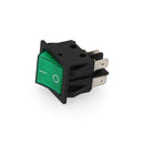 INTERRUPTOR BIPOLAR 15A 250V VERDE (EMBALADO)
