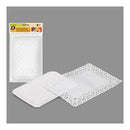 SACO COM 4 TRAVESSAS RETANGULARES COM PAPEL DECORATIVO 14X21CM