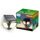 LUMINÁRIA DE SEGURANÇA SOLAR ZYREN, PRETA, 24,5 W, 4000/50 LM, 30