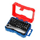 MINI ROQUETE DE 1/4´´, CONJUNTO DE 32 BITS