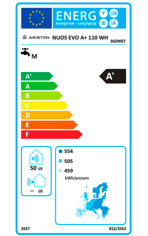 ARISTON BOMBA CALOR NUOS EVO A+ 110 WH