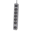 REGLETA CON INTERRUPTOR PHILIPS CHP2164G10 6 TOMAS DE CORRIENTE C