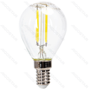 LÂMPADA DE FILAMENTO LED (TRANSPARENTE) G45 E14 6W