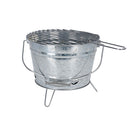 CHURRASQUEIRA DE ZINCO MODELO BARRIL Ø27CM BBQ