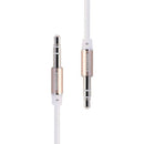 CABO AUXILIAR MINI JACK 3,5 MM REMAX RL-L100 1 M BRANCO