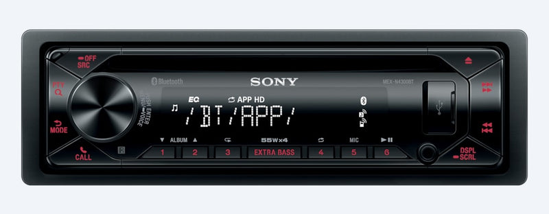 Sony MEX-N4300BT Preto 220 W Bluetooth