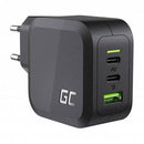 CARREGADOR GREEN CELL POWERGAN 1X USB-A 2X USB-C