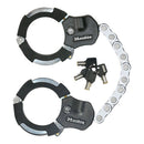 ALGEMAS DE AÇO, BIKE SECURITY, COM 9 ELOS, BLISTER