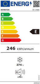 CONGELADOR VERTICAL INFINITON CV1HE85 V 1855X595