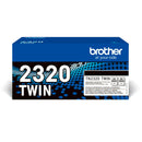 PACK DE 2 TONERS ORIGINAIS BROTHER PRETOS DE ALTA CAPACIDADE
