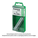 CAIXA M 8 UNID. PREGO CP ESTRIADO AÇO 4,5X80MM FADIX