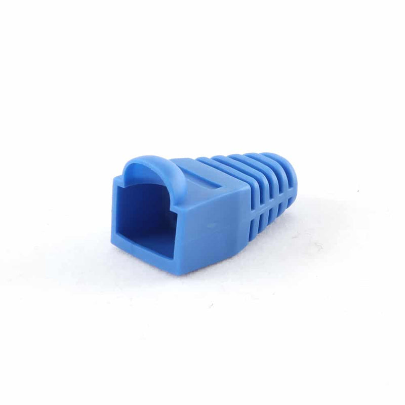 PROTEÇÃO DE PLASTICO PARA FICHA DE REDE RJ45 AZUL SACO DE 100PCS