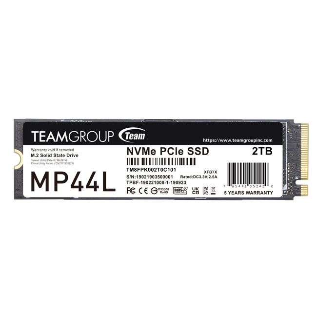 DISOC SSD M.2 PCIE 4.0 NVME TEAM GROUP 2TB