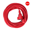 EXTENSÃO DE CABO T/TL 25M 3X1,5MM VERMELHO EDM