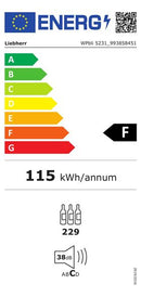 GARRAFEIRA 229 GARRAFAS LIEBHERR WPBLI 5231