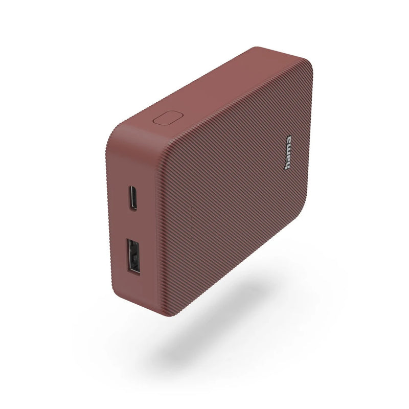 POWERBANK POWER PACK HAMA "COLOR 10", 10000MAH, VERMELHO - 201714