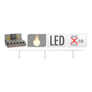 GRINALDA A PILHAS FIXA 20 LEDS ESFÉRICOS BRANCO QUENTE 2,3M