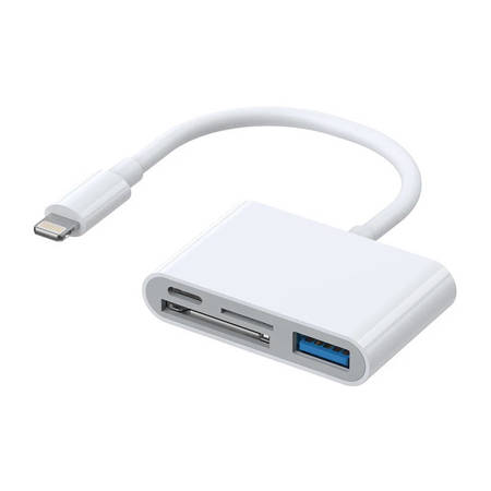 ADAPTADOR LIGHTNING PARA USB OTG JOYROOM S-H142 LEITOR DE CARTÕES