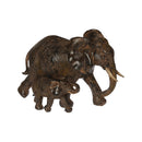 ELEFANTE DECORATIVO DE RESINA CORES SORTIDAS 12X22,5X15,5CM