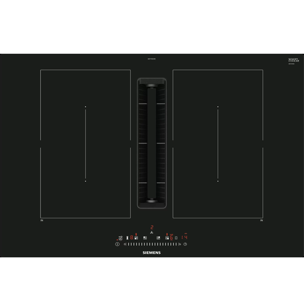 Siemens iQ500 ED711FQ15E placa Preto Embutido 70 cm Placa com zon