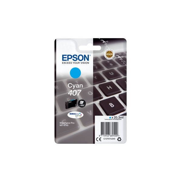 TINTEIRO EPSON T07U CIANO L