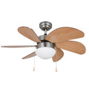 VENTOINHA DE TETO ORBEGOZO CP 15075 N 50W 6 ASPAS 80CM 3 VELOCIDA