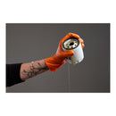 LUVA AGILITY GRIP NBR S/ORANGE POWDER T11.CAIXA 50 UNIDADES. JUBA