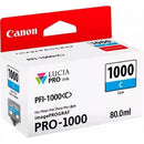 TINTEIRO CANON - PFI-1000 DE 80 ML AZUL