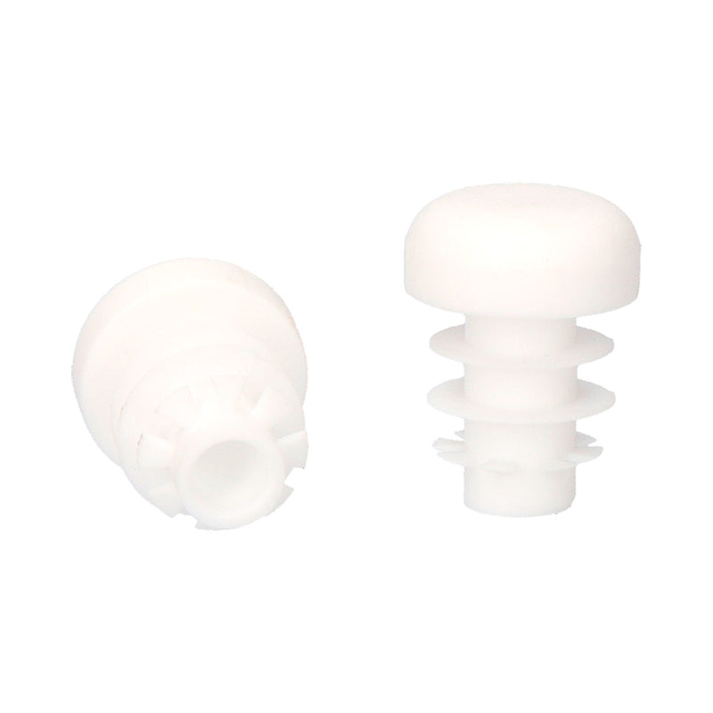 TOPO SISTEMA REDONDO PARA INTERIOR Ø18MM BRANCO