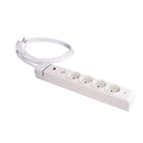 EXTENSÃO COM 4 TOMADAS 2P+T 16A 250V MÁX.3680W 850°C GWT 41ILSO S