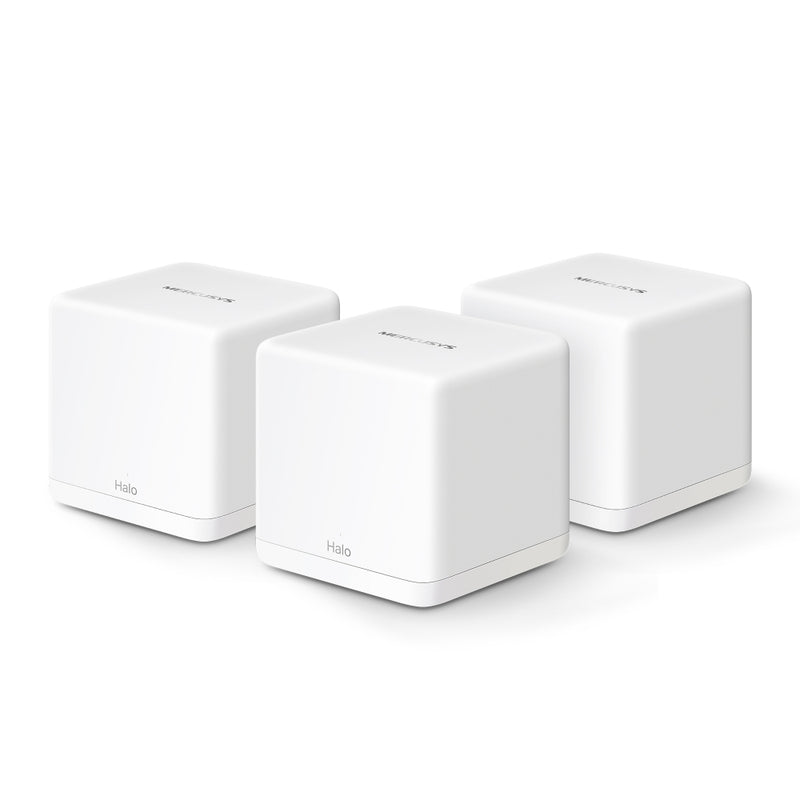 AX1500 WHOLE HOME MESH WI-FI 6 SYSTEM - 3-PACK: 1× HALO H60XR + 2