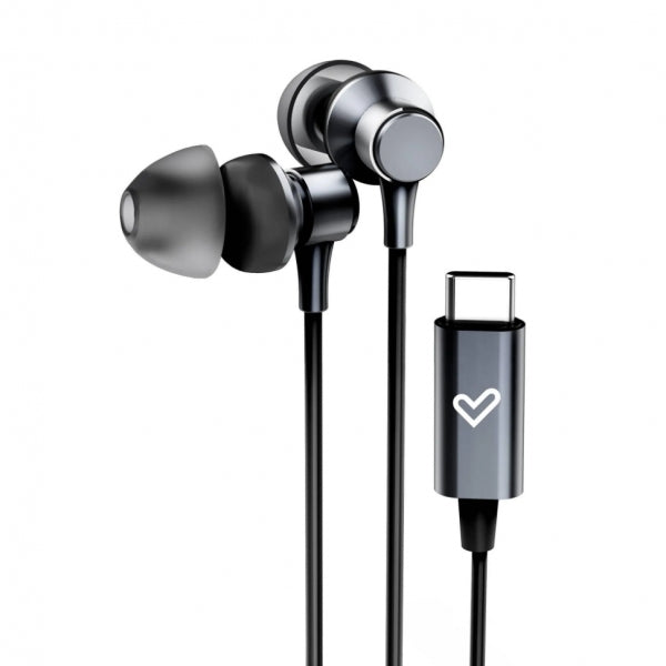 ENERGY SISTEM METALLIZED AURICULARES CON CABLE TIPO C - MICROFONO