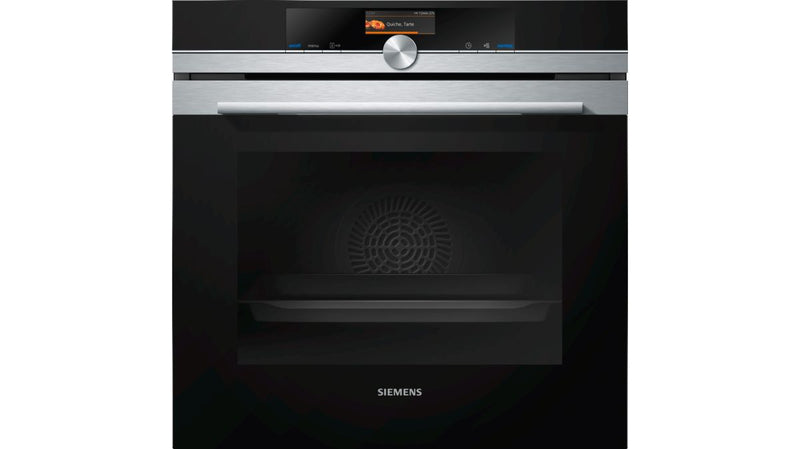 Siemens iQ700 HB676G5S6 forno 71 l A Preto, Aço inoxidável