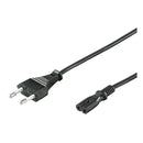 Equip 112160 cabo de energia Preto 1,8 m Acoplador C7 CEE7/16