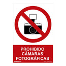 SINAL PROIBIDO ´´PROIBIDO MÁQUINAS FOTOGRAFICAS´´ (PVC 0.7MM) 3