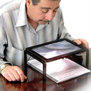 LUPA PARA LEITURA COM 4 LEDS