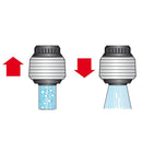 ATOMIZADOR-DUCHE COM ECONOMIZADOR, BRANCO E CROMADO, BLUE LINE, 1