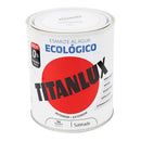 ESMALTE ECOLÓGICO À BASE DE ÁGUA ACETINADO BRANCO 750ML TITANLUX