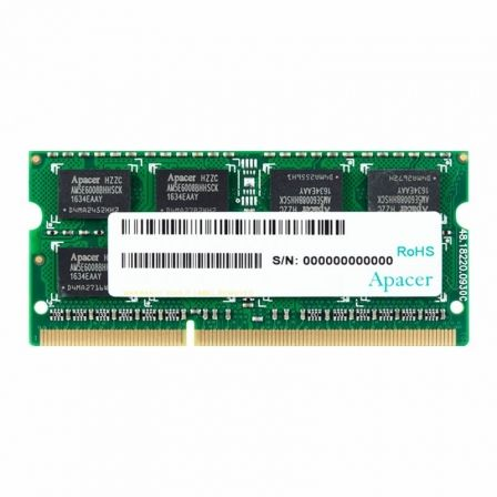 MEMORIA SO-DIMM DDR3L 8GB APACER 1600MHZ  1.35V  CL11