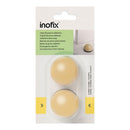 BATENTE ADESIVO FLEXIVEL BEGE (BLISTER 2 UNID.) INOFIX