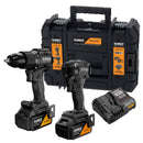 KIT MCLAREN XR 18 V, BERBEQUIM PERCUTOR DCD86 + APAFUSADORA DE IM
